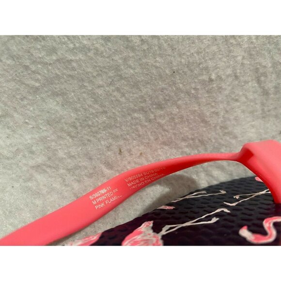 Old Navy Girls Flip Flops New Nwot‎ Blue Flamingos - Picture 5 of 5
